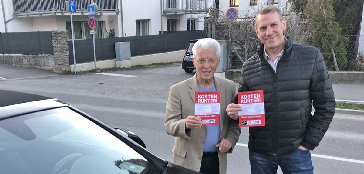 Autovolksbegehren unterstützt „Stoppt die Volksbegehren-Bereicherung!“