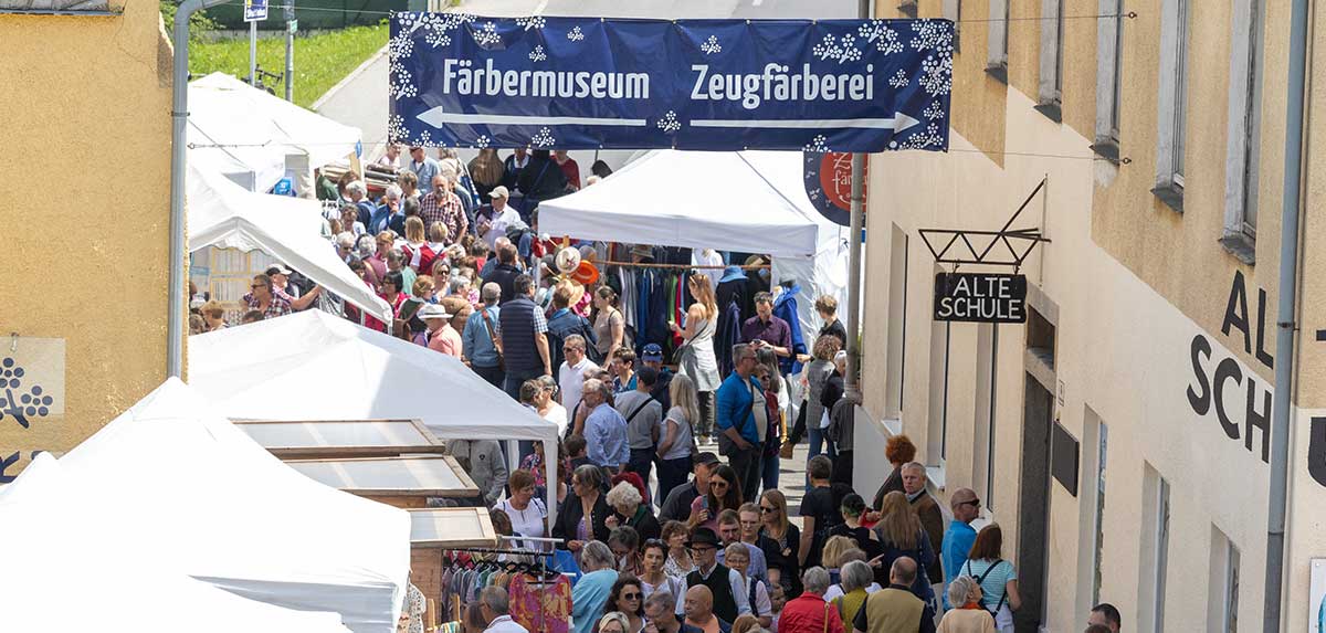 Färbermarkt Gutau rückt Blaudruck und Handwerkskunst ins Rampenlicht