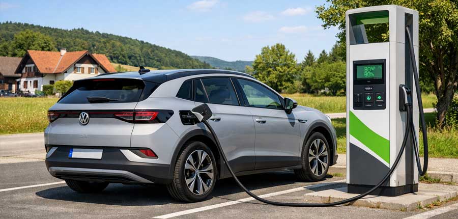 Volkswagen gerät beim Schnellladen unter Druck
