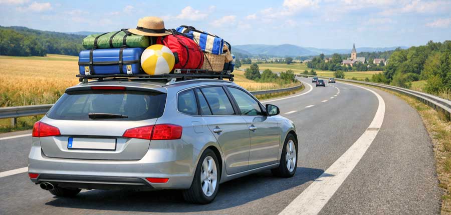 Sicher mit dem Auto in den Urlaub starten