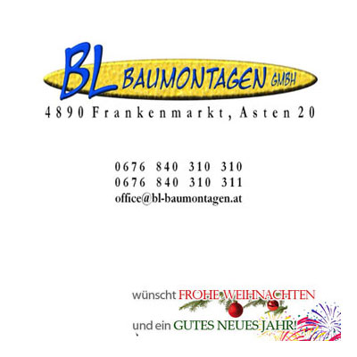 BL-Baumontagen GmbH aus Oberösterreich