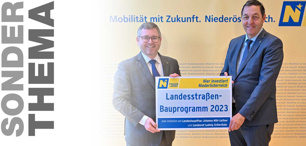 Niederösterreichs Straßenbauprogramm 2023: 90 Millionen Euro für 300 Projekte